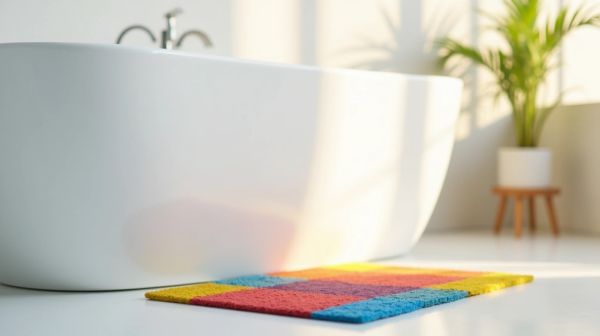 Sécuriser votre baignoire avec des tapis antidérapants adaptés